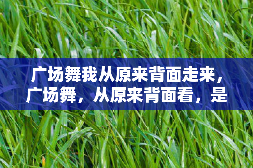 广场舞我从原来背面走来,广场舞,从原来背面看,是城市生活的温馨缩影 广场舞我从原来背面走来,广场舞,从原来背面看,是城市生活的温馨缩影
