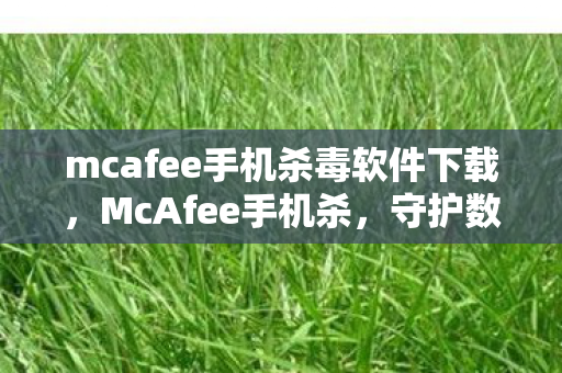 mcafee手机杀毒软件下载,McAfee手机杀,守护数字生活的安全卫士 mcafee手机杀毒软件下载,McAfee手机杀,守护数字生活的安全卫士
