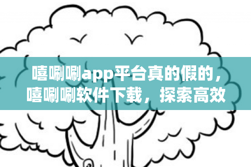 嘻唰唰app平台真的假的，嘻唰唰软件下载，探索高效便捷的软件获取方式