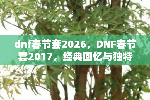 dnf春节套2026,DNF春节套2017,经典回忆与独特魅力 dnf春节套2026,DNF春节套2017,经典回忆与独特魅力