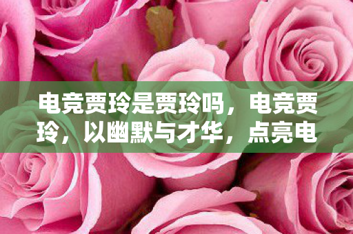 电竞贾玲是贾玲吗，电竞贾玲，以幽默与才华，点亮电竞界的她力量