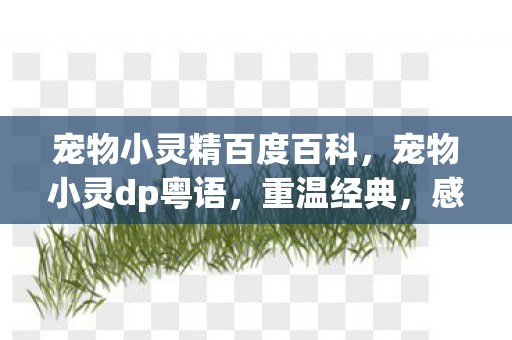 宠物小灵精百度百科,宠物小灵dp粤语,重温经典,感受粤语魅力 宠物小灵精百度百科,宠物小灵dp粤语,重温经典,感受粤语魅力