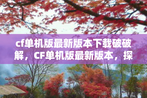 cf单机版最新版本下载破破解，CF单机版最新版本，探索全新游戏体验