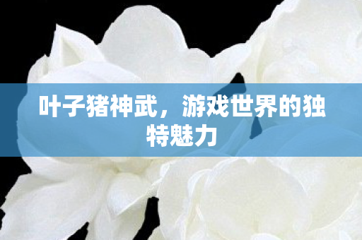 叶子猪神武,游戏世界的独特魅力 叶子猪神武,游戏世界的独特魅力