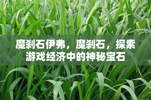 魔刹石伊弗，魔刹石，探索游戏经济中的神秘宝石