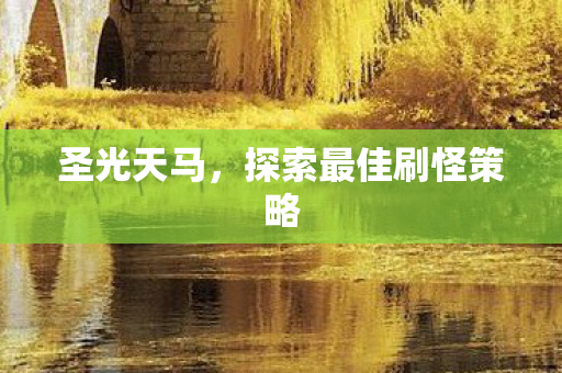 圣光天马，探索最佳刷怪策略