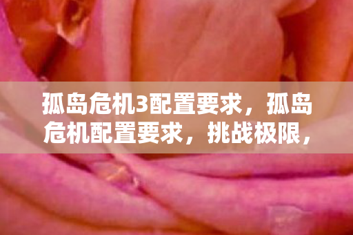 孤岛危机3配置要求,孤岛危机配置要求,挑战极限,体验未来战争 孤岛危机3配置要求,孤岛危机配置要求,挑战极限,体验未来战争