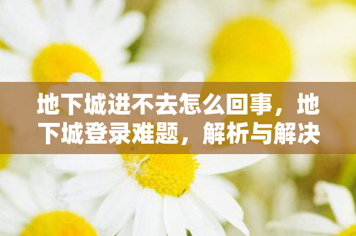 地下城进不去怎么回事图片