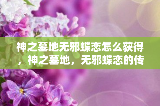 神之墓地无邪蝶恋怎么获得,神之墓地,无邪蝶恋的传奇之旅 神之墓地无邪蝶恋怎么获得,神之墓地,无邪蝶恋的传奇之旅