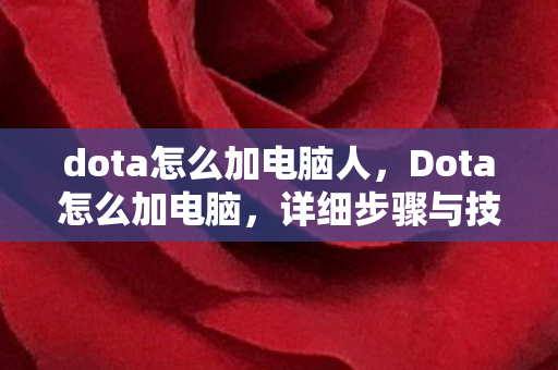 dota怎么加电脑人,Dota怎么加电脑,详细步骤与技巧 dota怎么加电脑人,Dota怎么加电脑,详细步骤与技巧