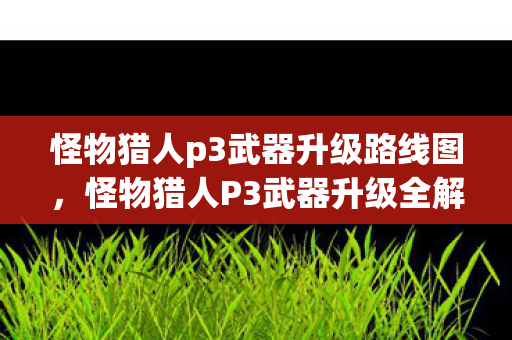 怪物猎人p3武器升级路线图,怪物猎人P3武器升级全解析,打造你的专属利器 怪物猎人p3武器升级路线图,怪物猎人P3武器升级全解析,打造你的专属利器