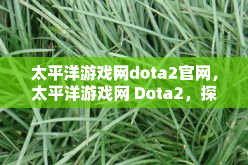 太平洋游戏网dota2官网,太平洋游戏网 Dota2,探索英雄与战术的无限可能 太平洋游戏网dota2官网,太平洋游戏网 Dota2,探索英雄与战术的无限可能