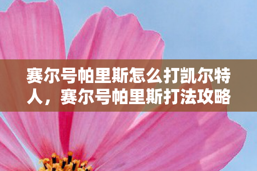 赛尔号帕里斯怎么打凯尔特人,赛尔号帕里斯打法攻略 赛尔号帕里斯怎么打凯尔特人,赛尔号帕里斯打法攻略