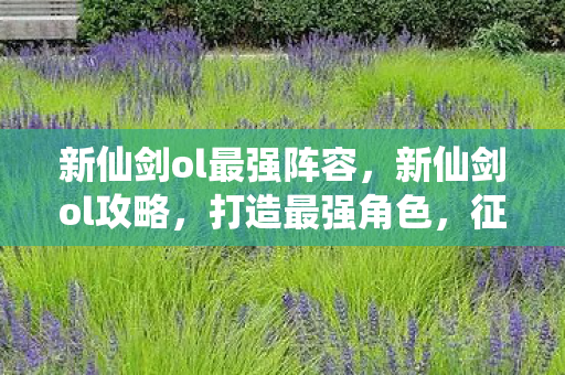 新仙剑ol最强阵容，新仙剑ol攻略，打造最强角色，征服仙魔世界