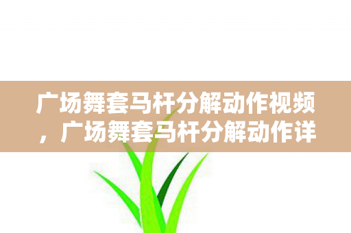 广场舞套马杆分解动作视频,广场舞套马杆分解动作详解 广场舞套马杆分解动作视频,广场舞套马杆分解动作详解