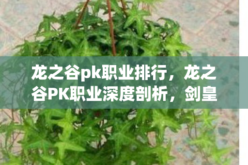龙之谷pk职业排行,龙之谷PK职业深度剖析,剑皇、魔导与影舞的战场风采 龙之谷pk职业排行,龙之谷PK职业深度剖析,剑皇、魔导与影舞的战场风采