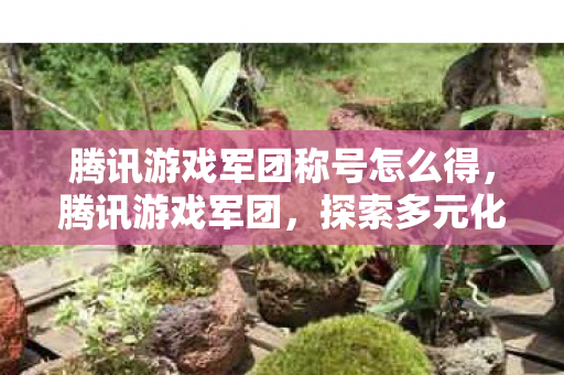 腾讯游戏军团称号怎么得，腾讯游戏军团，探索多元化游戏生态的无限可能