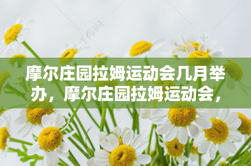 摩尔庄园拉姆运动会几月举办,摩尔庄园拉姆运动会,欢乐与竞技的盛宴 摩尔庄园拉姆运动会几月举办,摩尔庄园拉姆运动会,欢乐与竞技的盛宴