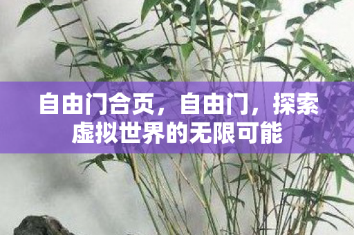 自由门合页,自由门,探索虚拟世界的无限可能 自由门合页,自由门,探索虚拟世界的无限可能