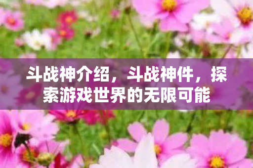 斗战神介绍,斗战神件,探索游戏世界的无限可能 斗战神介绍,斗战神件,探索游戏世界的无限可能