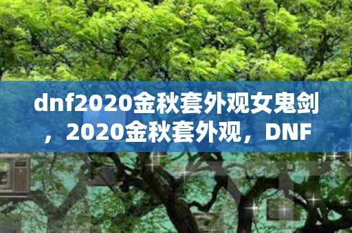 dnf2020金秋套外观女鬼剑,2020金秋套外观,DNF的时尚新篇章 dnf2020金秋套外观女鬼剑,2020金秋套外观,DNF的时尚新篇章