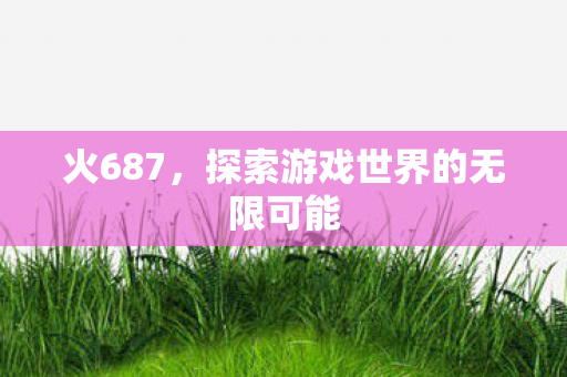 火687，探索游戏世界的无限可能