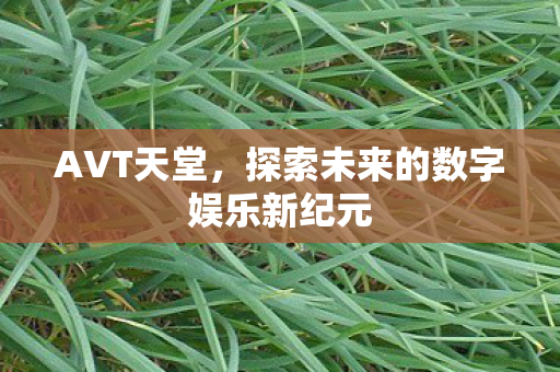 AVT天堂,探索未来的数字娱乐新纪元 AVT天堂,探索未来的数字娱乐新纪元