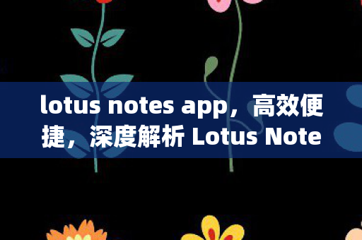 深度解析 Lotus Notes 下载体验图片