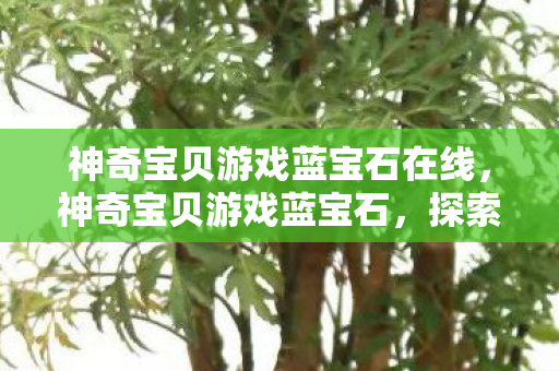 神奇宝贝游戏蓝宝石在线图片
