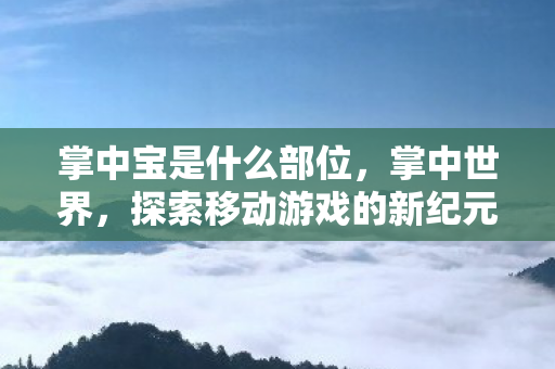 掌中宝是什么部位,掌中世界,探索移动游戏的新纪元 掌中宝是什么部位,掌中世界,探索移动游戏的新纪元