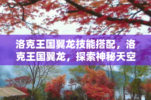 洛克王国翼龙技能搭配,洛克王国翼龙,探索神秘天空的奇幻之旅 洛克王国翼龙技能搭配,洛克王国翼龙,探索神秘天空的奇幻之旅
