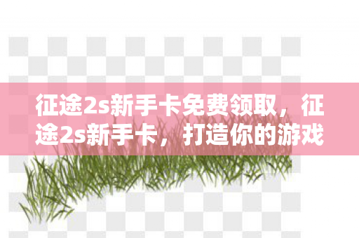 征途2s新手卡免费领取，征途2s新手卡，打造你的游戏新起点