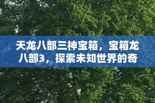 天龙八部三神宝箱,宝箱龙八部3,探索未知世界的奇幻之旅 天龙八部三神宝箱,宝箱龙八部3,探索未知世界的奇幻之旅