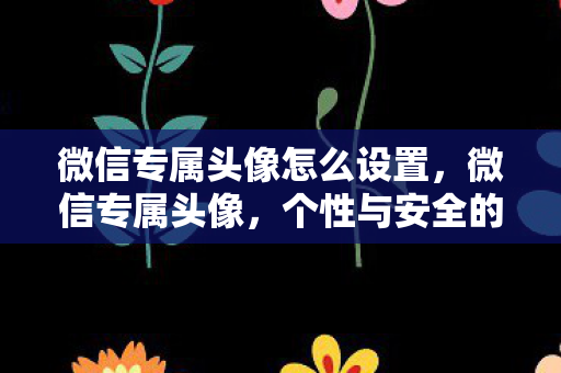 微信专属头像怎么设置,微信专属头像,个性与安全的双重保障 微信专属头像怎么设置,微信专属头像,个性与安全的双重保障