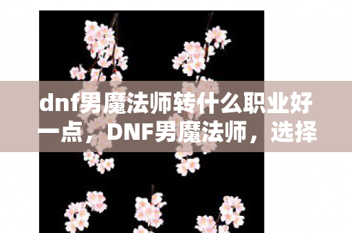 dnf男魔法师转什么职业好一点,DNF男魔法师,选择最佳职业之路 dnf男魔法师转什么职业好一点,DNF男魔法师,选择最佳职业之路