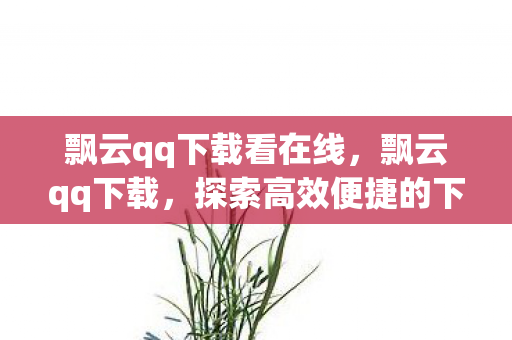 飘云qq下载看在线,飘云qq下载,探索高效便捷的下载新体验 飘云qq下载看在线,飘云qq下载,探索高效便捷的下载新体验