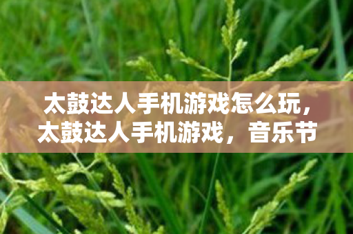 太鼓达人手机游戏怎么玩,太鼓达人手机游戏,音乐节奏与指尖的华丽碰撞 太鼓达人手机游戏怎么玩,太鼓达人手机游戏,音乐节奏与指尖的华丽碰撞