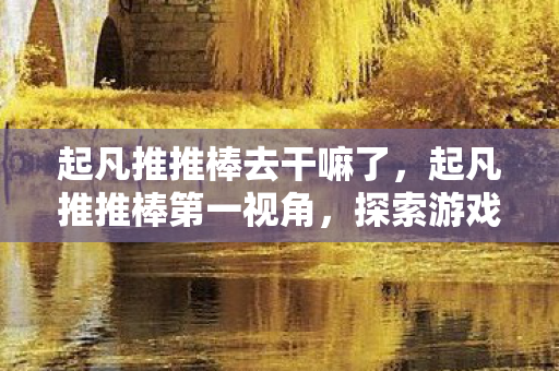 起凡推推棒去干嘛了,起凡推推棒第一视角,探索游戏世界的奇妙之旅 起凡推推棒去干嘛了,起凡推推棒第一视角,探索游戏世界的奇妙之旅