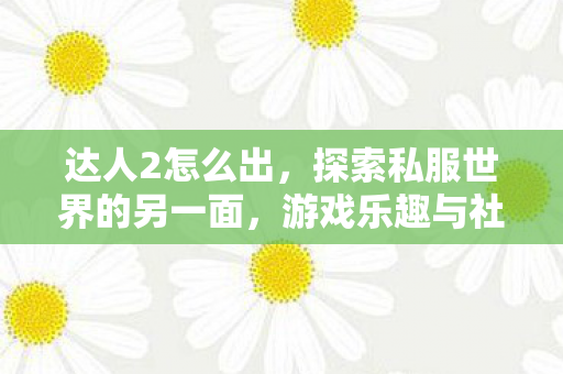 游戏乐趣与社区文化的独特魅力图片