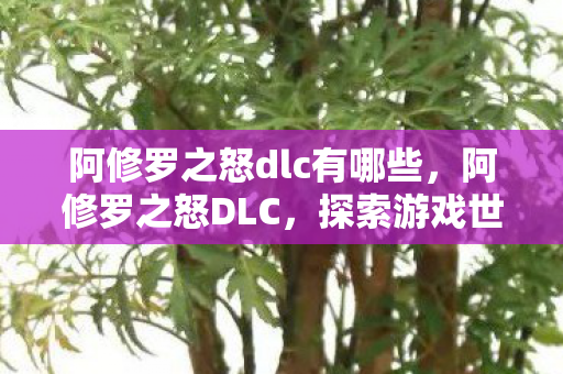 阿修罗之怒dlc有哪些,阿修罗之怒DLC,探索游戏世界的深层奥秘 阿修罗之怒dlc有哪些,阿修罗之怒DLC,探索游戏世界的深层奥秘