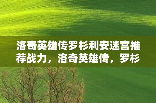 洛奇英雄传罗杉利安迷宫推荐战力,洛奇英雄传,罗杉利安迷宫的奇幻冒险 洛奇英雄传罗杉利安迷宫推荐战力,洛奇英雄传,罗杉利安迷宫的奇幻冒险