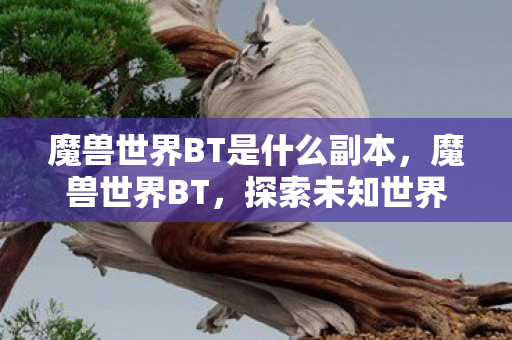 魔兽世界BT是什么副本,魔兽世界BT,探索未知世界的神秘之旅 魔兽世界BT是什么副本,魔兽世界BT,探索未知世界的神秘之旅