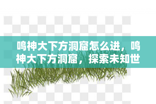 鸣神大下方洞窟怎么进,鸣神大下方洞窟,探索未知世界的神秘之旅 鸣神大下方洞窟怎么进,鸣神大下方洞窟,探索未知世界的神秘之旅