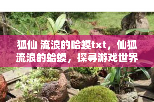 狐仙 流浪的哈蟆txt,仙狐流浪的蛤蟆,探寻游戏世界的奇幻之旅 狐仙 流浪的哈蟆txt,仙狐流浪的蛤蟆,探寻游戏世界的奇幻之旅