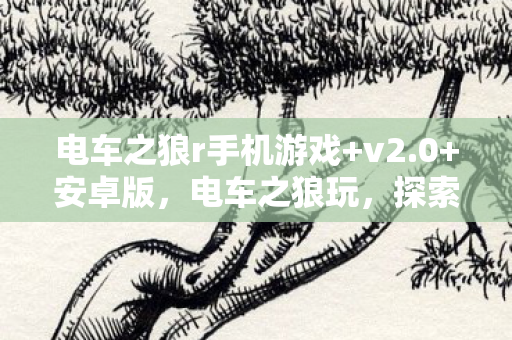 电车之狼r手机游戏+v2.0+安卓版,电车之狼玩,探索电动出行的无限可能 电车之狼r手机游戏+v2.0+安卓版,电车之狼玩,探索电动出行的无限可能