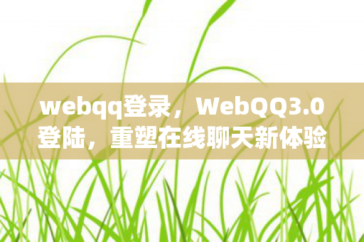 重塑在线聊天新体验图片