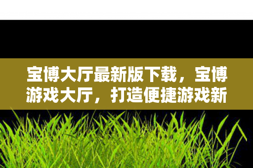 宝博大厅最新版下载图片