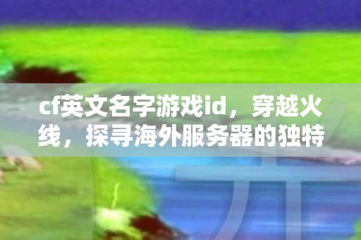 cf英文名字游戏id,穿越火线,探寻海外服务器的独特魅力与全球玩家共舞 cf英文名字游戏id,穿越火线,探寻海外服务器的独特魅力与全球玩家共舞