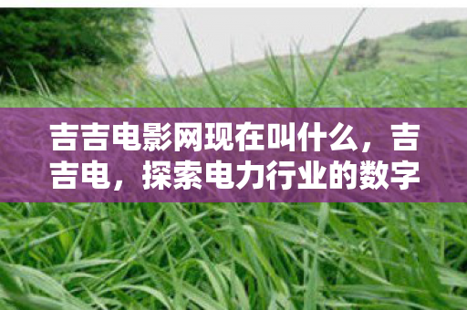 吉吉电影网现在叫什么,吉吉电,探索电力行业的数字化创新之路 吉吉电影网现在叫什么,吉吉电,探索电力行业的数字化创新之路
