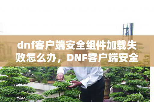 dnf客户端安全组件加载失败怎么办,DNF客户端安全组件加载失败,保障游戏安全的防线 dnf客户端安全组件加载失败怎么办,DNF客户端安全组件加载失败,保障游戏安全的防线